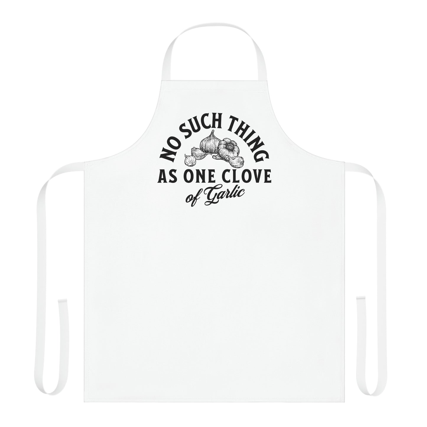 "One Clove of Garlic" apron