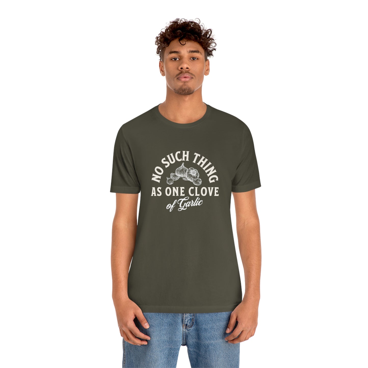 "One Clove of Garlic" Jersey T-shirt