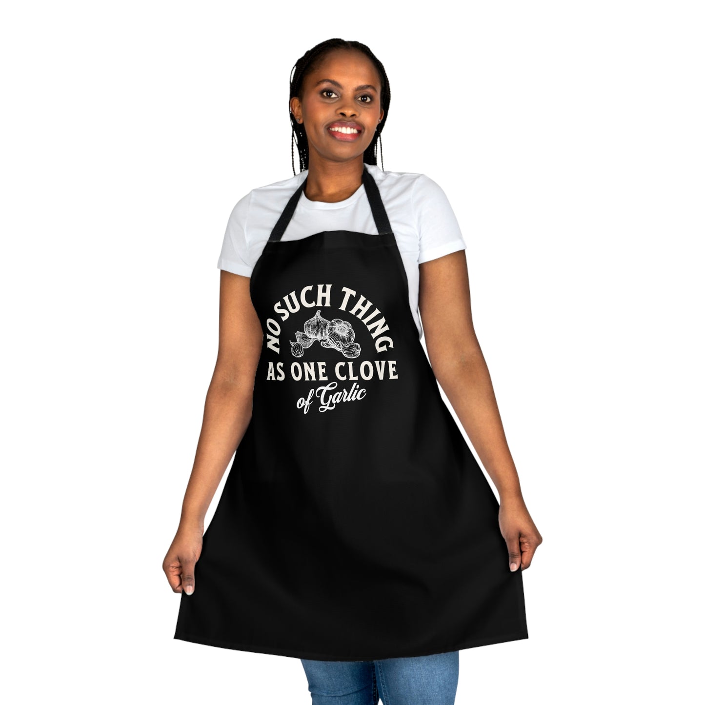 "One Clove of Garlic" apron